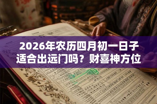2026年农历四月初一日子适合出远门吗？财喜神方位在哪？