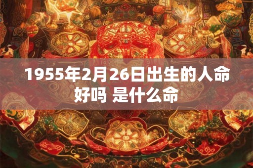 1955年2月26日出生的人命好吗 是什么命