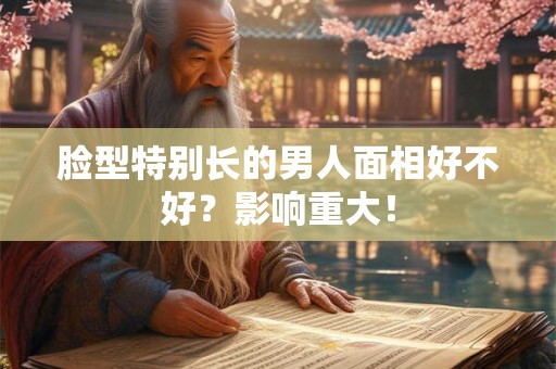 脸型特别长的男人面相好不好？影响重大！