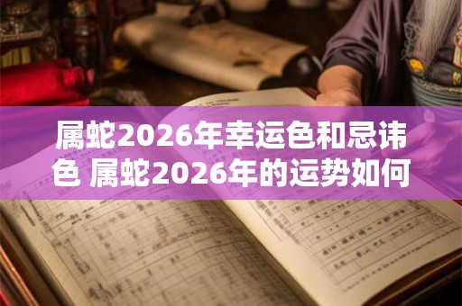 属蛇2026年幸运色和忌讳色 属蛇2026年的运势如何 属蛇2026年幸运色和忌讳色 属蛇2026年的运势如何