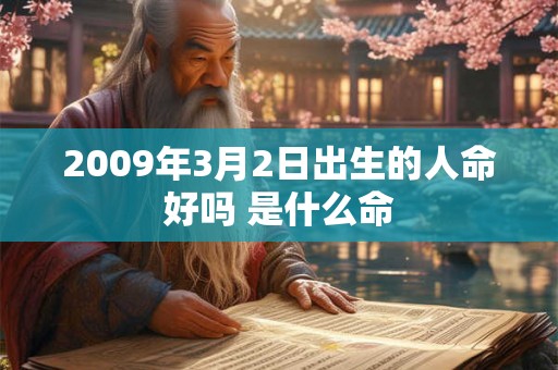 2009年3月2日出生的人命好吗 是什么命