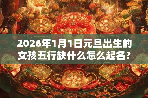 2026年1月1日元旦出生的女孩五行缺什么怎么起名？