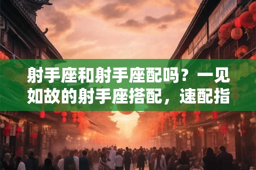 射手座和射手座配吗？一见如故的射手座搭配，速配指数8.0！