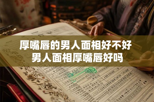 厚嘴唇的男人面相好不好 男人面相厚嘴唇好吗 厚嘴唇的男人面相好不好 男人面相厚嘴唇好吗