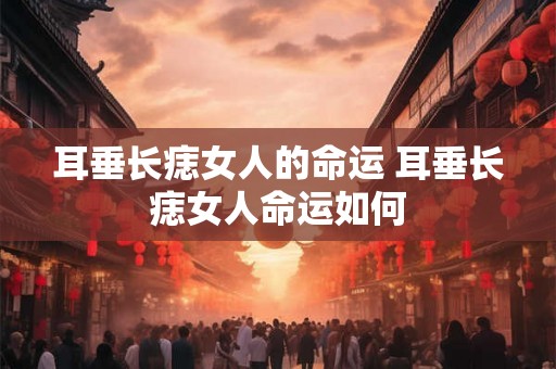 耳垂长痣女人的命运 耳垂长痣女人命运如何