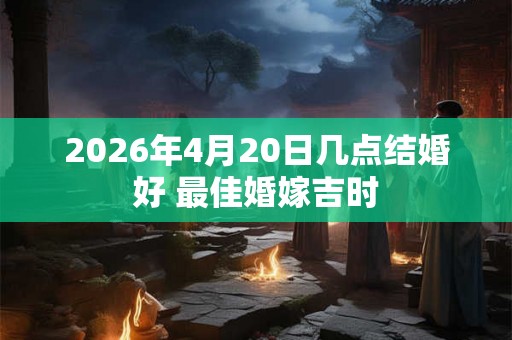 2026年4月20日几点结婚好 最佳婚嫁吉时