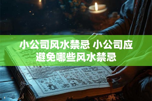 小公司风水禁忌 小公司应避免哪些风水禁忌 小公司风水禁忌 小公司应避免哪些风水禁忌