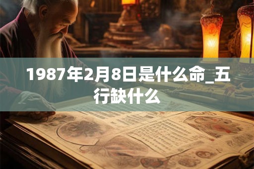 1987年2月8日是什么命_五行缺什么 1987年2月8日是什么命_五行缺什么