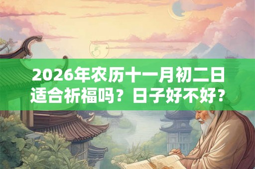 2026年农历十一月初二日适合祈福吗?日子好不好? 2026年农历十一月初二日适合祈福吗?日子好不好?