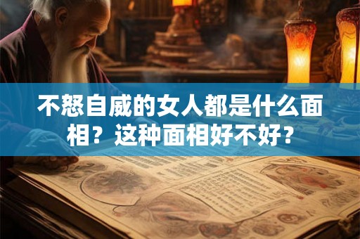 不怒自威的女人都是什么面相？这种面相好不好？