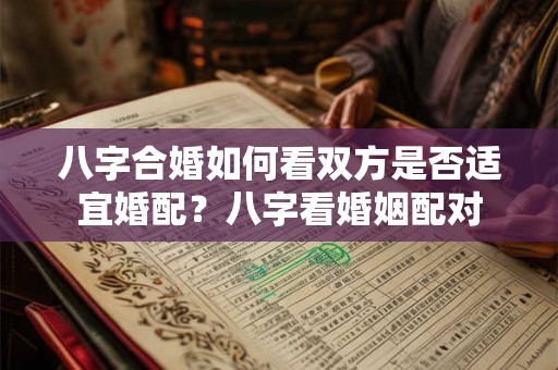 八字合婚如何看双方是否适宜婚配？八字看婚姻配对