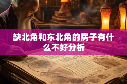 缺北角和东北角的房子有什么不好分析 缺北角和东北角的房子有什么不好分析