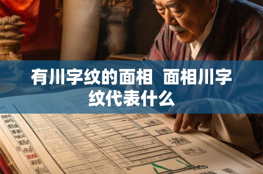 有川字纹的面相 面相川字纹代表什么 有川字纹的面相 面相川字纹代表什么