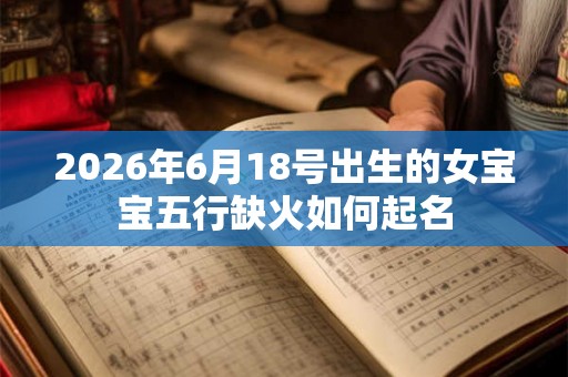 2026年6月18号出生的女宝宝五行缺火如何起名 2026年6月18号出生的女宝宝五行缺火如何起名