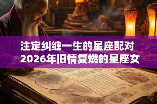 注定纠缠一生的星座配对  2026年旧情复燃的星座女