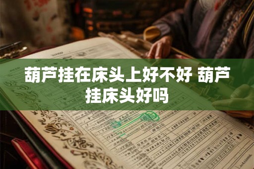 葫芦挂在床头上好不好 葫芦挂床头好吗