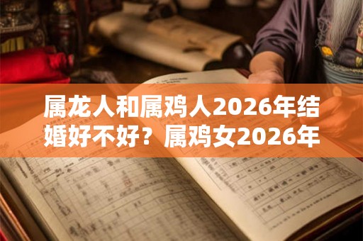 属龙人和属鸡人2026年结婚好不好？属鸡女2026年适合几月结婚？