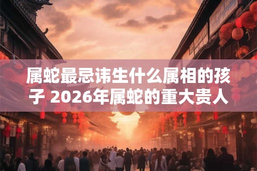 属蛇最忌讳生什么属相的孩子 2026年属蛇的重大贵人