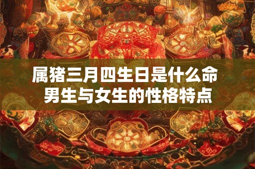 属猪三月四生日是什么命 男生与女生的性格特点