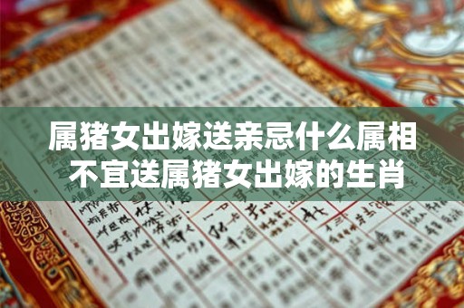 属猪女出嫁送亲忌什么属相 不宜送属猪女出嫁的生肖