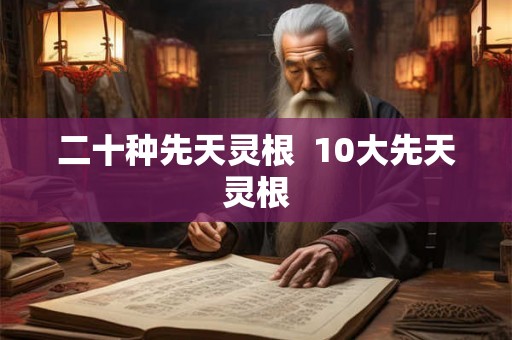 二十种先天灵根  10大先天灵根
