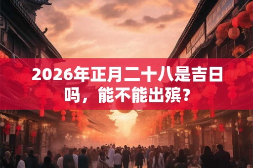 2026年正月二十八是吉日吗，能不能出殡？