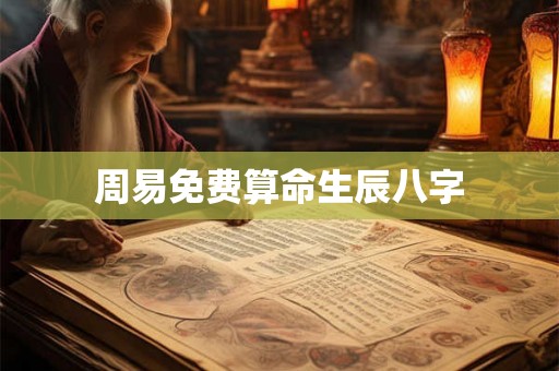 周易免费算命生辰八字