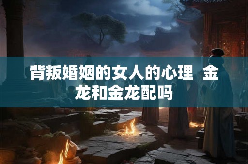 背叛婚姻的女人的心理  金龙和金龙配吗
