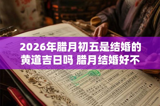 2026年腊月初五是结婚的黄道吉日吗 腊月结婚好不好
