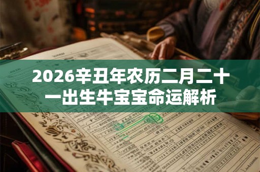 2026辛丑年农历二月二十一出生牛宝宝命运解析