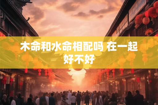木命和水命相配吗 在一起好不好