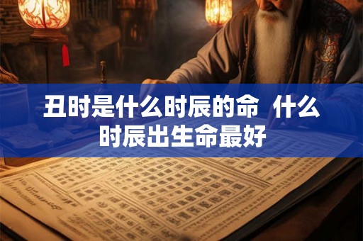 丑时是什么时辰的命  什么时辰出生命最好