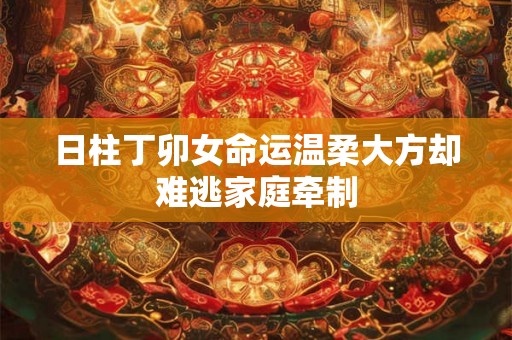 日柱丁卯女命运温柔大方却难逃家庭牵制
