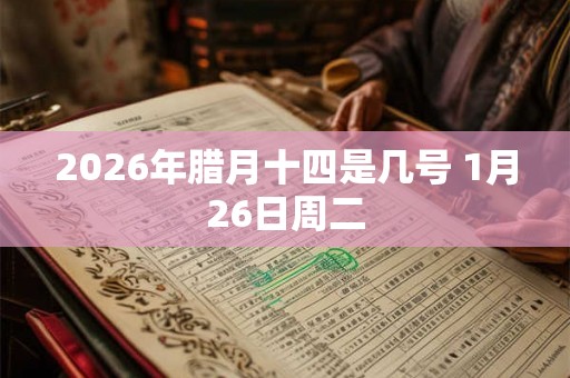 2026年腊月十四是几号 1月26日周二