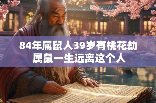 84年属鼠人39岁有桃花劫 属鼠一生远离这个人