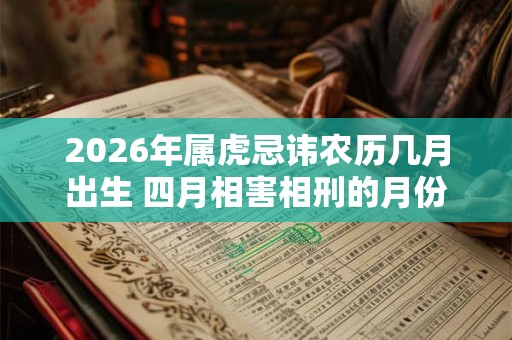 2026年属虎忌讳农历几月出生 四月相害相刑的月份 2026年属虎忌讳农历几月出生 四月相害相刑的月份