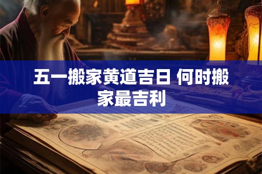 五一搬家黄道吉日 何时搬家最吉利