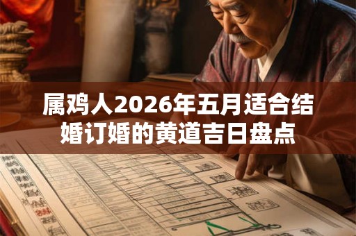 属鸡人2026年五月适合结婚订婚的黄道吉日盘点