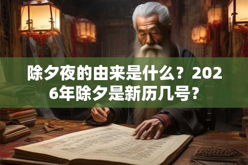 除夕夜的由来是什么？2026年除夕是新历几号？
