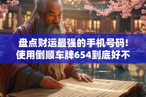 盘点财运最强的手机号码!使用倒顺车牌654到底好不好? 盘点财运最强的手机号码!使用倒顺车牌654到底好不好?