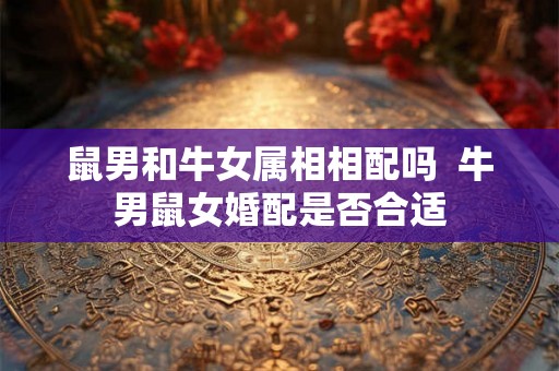 鼠男和牛女属相相配吗  牛男鼠女婚配是否合适