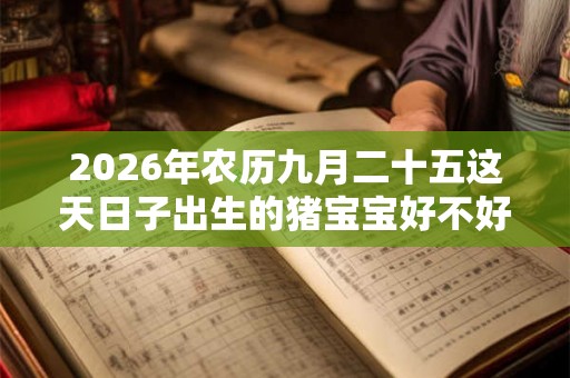 2026年农历九月二十五这天日子出生的猪宝宝好不好？