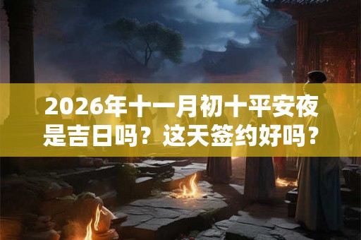 2026年十一月初十平安夜是吉日吗？这天签约好吗？