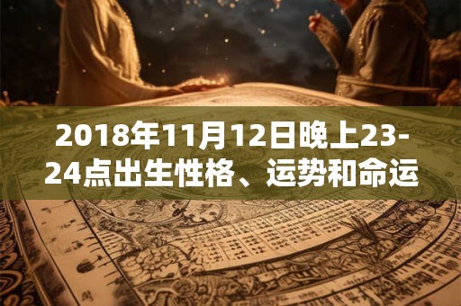 2018年11月12日晚上23-24点出生性格、运势和命运