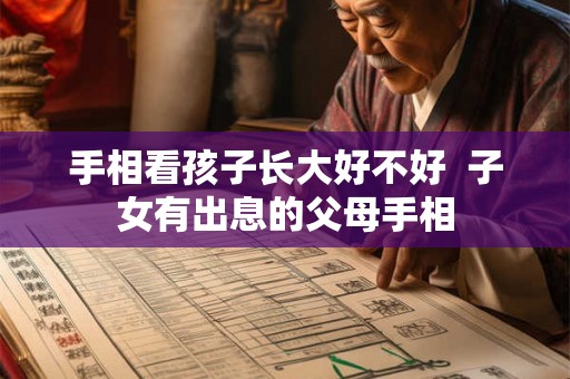 手相看孩子长大好不好 子女有出息的父母手相 手相看孩子长大好不好 子女有出息的父母手相