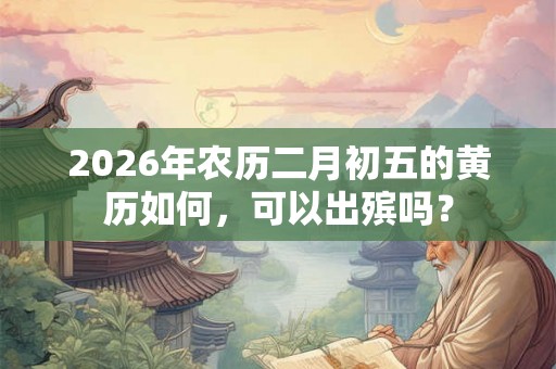 2026年农历二月初五的黄历如何,可以出殡吗? 2026年农历二月初五的黄历如何,可以出殡吗?