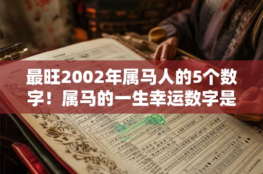 最旺2002年属马人的5个数字！属马的一生幸运数字是几