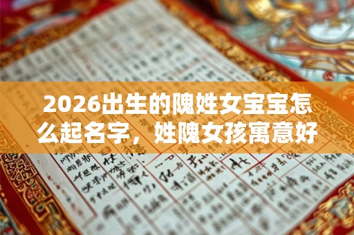2026出生的隗姓女宝宝怎么起名字，姓隗女孩寓意好的名字