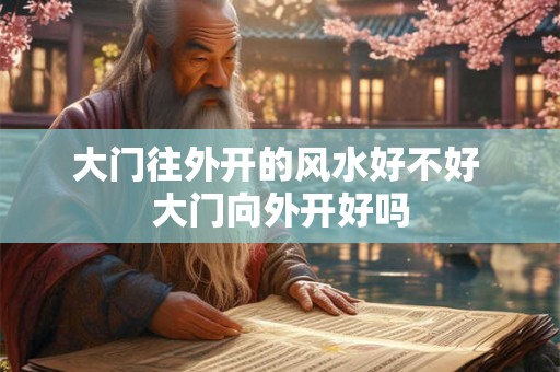 大门往外开的风水好不好 大门向外开好吗