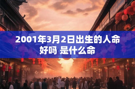2001年3月2日出生的人命好吗 是什么命 2001年3月2日出生的人命好吗 是什么命